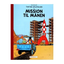 "Mission til Månen"  Tintin Tegneserie nr. 15